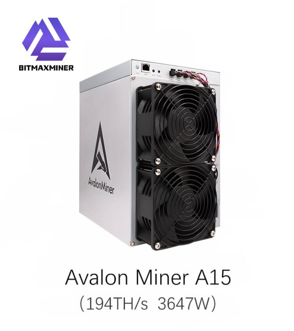 Canaan Avalon A15 194T 3647W Bitcoin Miner