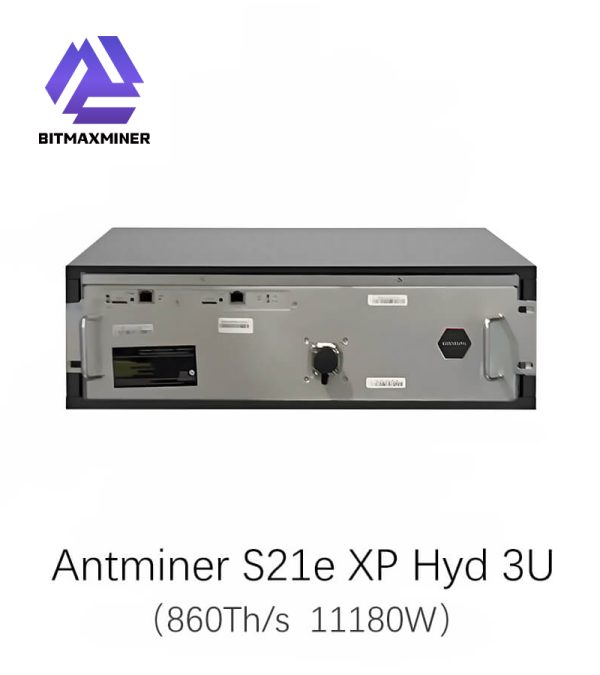 Bitmain Antminer S21e XP Hyd 3U (Antminer U3S21EXPH) 860Th/s 11180W Bitcoin Hydro Cooling Miner