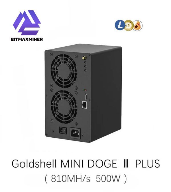 Goldshell Mini Doge III Plus 810Mh/s 500W Litecoin Dogecoin Bells Miner